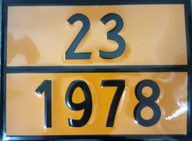 Знак газовоза 1978 (НОВОГО ОБРАЗЦА)